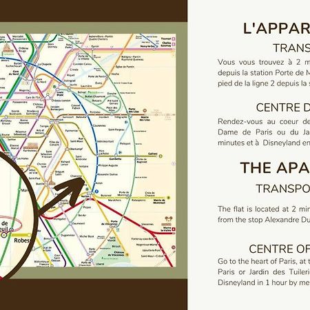 41.Appart 4Pers#1 Bedroom #Pere Lachaise #Nation Παρίσι Εξωτερικό φωτογραφία